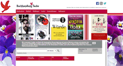 Desktop Screenshot of buchhandlung-taube.de
